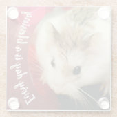 Hammyville - Niedlich Robo Hamster Glasuntersetzer (Rückseite)