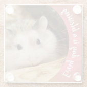 Hammyville - Niedlich Robo Hamster Glasuntersetzer (Rückseite)