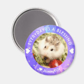 Hammyville - Niedlich Robo Hamster Magnet (Vorderseite/Rückseite)