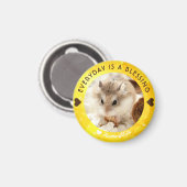 Hammyville - Niedlich Robo Hamster Magnet (Vorderseite/Rückseite)