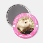 Hammyville - Niedlich Robo Hamster Magnet (Vorderseite/Rückseite)