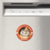 Hammyville - Niedlich Robo Hamster Magnet (In Situ (Geschirrspüler))