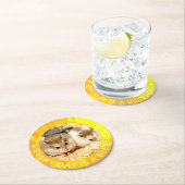 Hammyville - Niedlich Robo Hamster Runder Pappuntersetzer (Vor Ort)