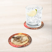 Hammyville - Niedlich Robo Hamster Runder Pappuntersetzer (Vor Ort)