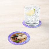 Hammyville - Niedlich Robo Hamster Runder Pappuntersetzer (Vor Ort)