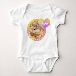HammyVille - Niedliche Hamster Herzhäuggie Buggy Baby Strampler