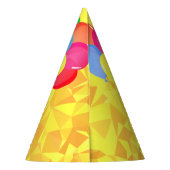 Hammyville - Niedliche Hamstergelbe Edelsteine Partyhütchen (Rückseite)