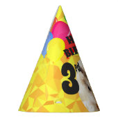 Hammyville - Niedliche Hamstergelbe Edelsteine Partyhütchen (Links)