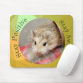 HammyVille - Niedlicher Hamster Bleibe Phantastisc Mousepad (Mit Mouse)