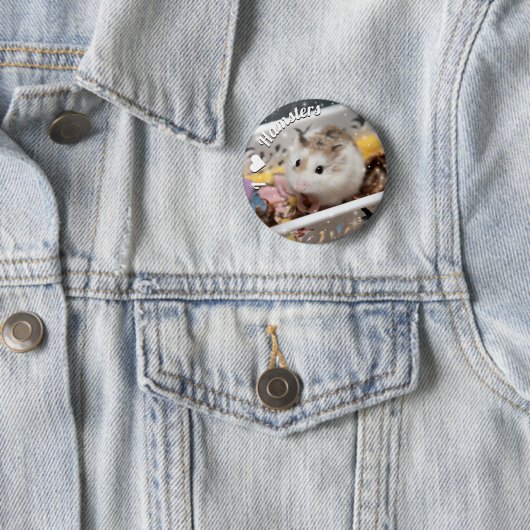 Hammyville - Niedlicher Hamster Button (Beispiel)