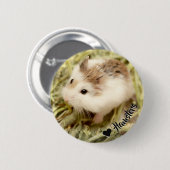 Hammyville - Niedlicher Hamster Button (Vorne & Hinten)