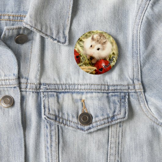 Hammyville - Niedlicher Hamster Button (Beispiel)