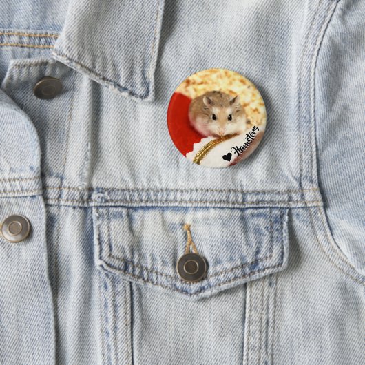 Hammyville - Niedlicher Hamster Button (Beispiel)