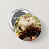 Hammyville - Niedlicher Hamster Button (Vorne & Hinten)