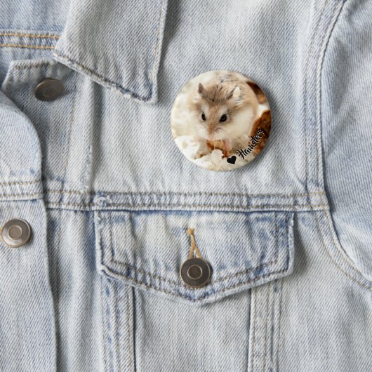 Hammyville - Niedlicher Hamster Button (Beispiel)