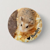 Hammyville - Niedlicher Hamster Button (Vorderseite)