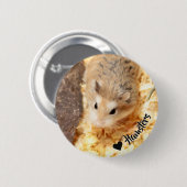 Hammyville - Niedlicher Hamster Button (Vorne & Hinten)