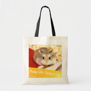 Hammyville - Niedlicher Hamster geniessen Kleinigk Tragetasche