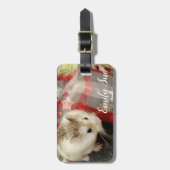 Hammyville - Niedlicher Hamster Gepäckanhänger (Vorderseite vertikal)