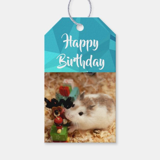 Hammyville - Niedlicher Hamster Geschenkanhänger (Vorderseite)