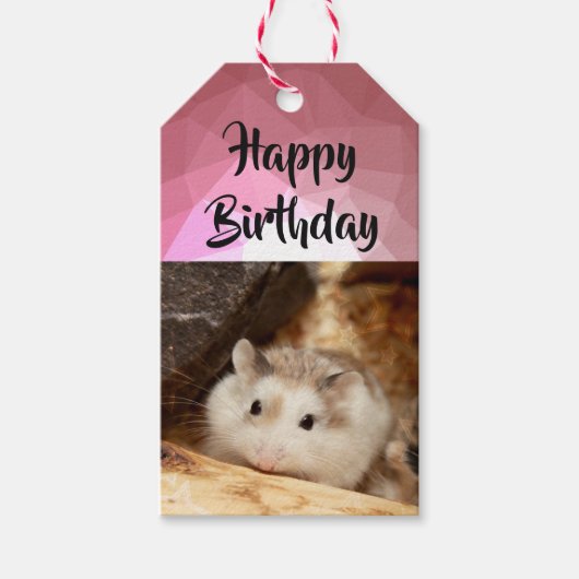 Hammyville - Niedlicher Hamster Geschenkanhänger (Vorderseite)