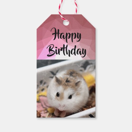Hammyville - Niedlicher Hamster Geschenkanhänger (Vorderseite)