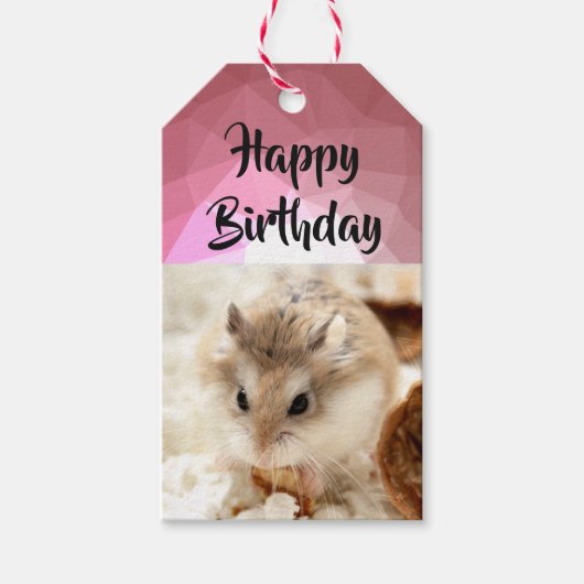 Hammyville - Niedlicher Hamster Geschenkanhänger (Vorderseite)