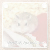 Hammyville - Niedlicher Hamster Glasuntersetzer (Rückseite)