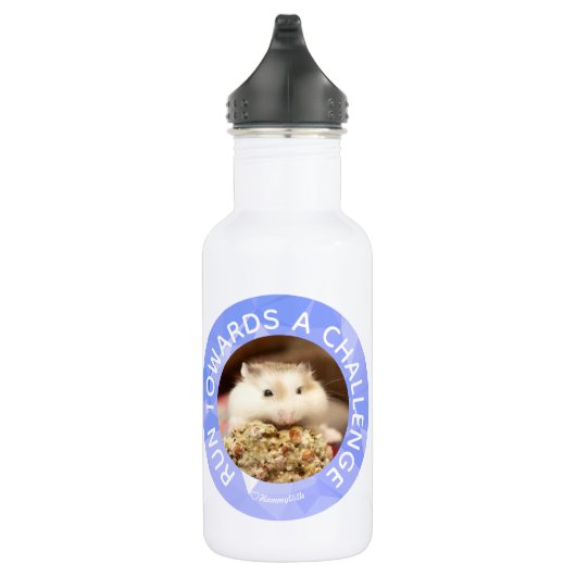 Hammyville - Niedlicher Hamster - Individuell auf Trinkflasche (Rechts)