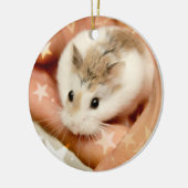 Hammyville - Niedlicher Hamster Keramikornament (Links)