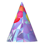 Hammyville - Niedlicher Hamster Lila Gemische Partyhütchen (Rückseite)