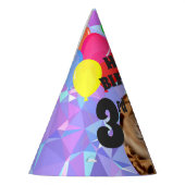 Hammyville - Niedlicher Hamster Lila Gemische Partyhütchen (Links)