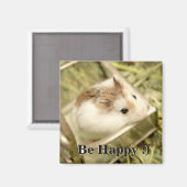 Hammyville - Niedlicher Hamster Magnet (Vorderseite/Rückseite)