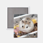 Hammyville - Niedlicher Hamster Magnet (Vorderseite/Rückseite)