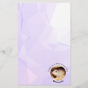 Hammyville - Niedlicher Hamster mit Motivierend Zi Briefpapier