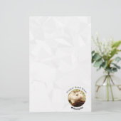 Hammyville - Niedlicher Hamster mit Motivierend Zi Briefpapier (Stehend Vorderseite)