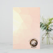 Hammyville - Niedlicher Hamster mit Motivierend Zi Briefpapier (Stehend Vorderseite)