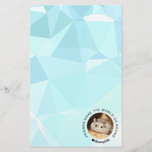 Hammyville - Niedlicher Hamster mit Motivierend Zi Briefpapier