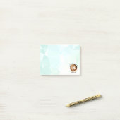 HammyVille - Niedlicher Hamster mit Motivierend Zi Post-it Klebezettel (Auf Schreibtisch)