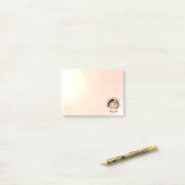 HammyVille - Niedlicher Hamster mit Motivierend Zi Post-it Klebezettel (Auf Schreibtisch)