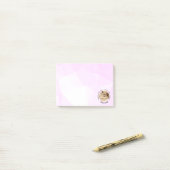 HammyVille - Niedlicher Hamster mit Motivierend Zi Post-it Klebezettel (Auf Schreibtisch)