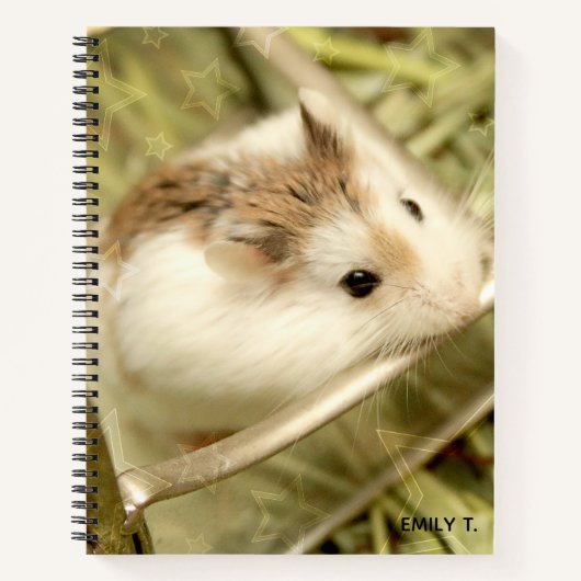 Hammyville - Niedlicher Hamster Notizbuch (Vorderseite)