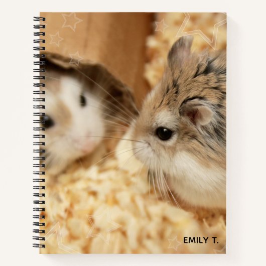 Hammyville - Niedlicher Hamster Notizbuch (Vorderseite)