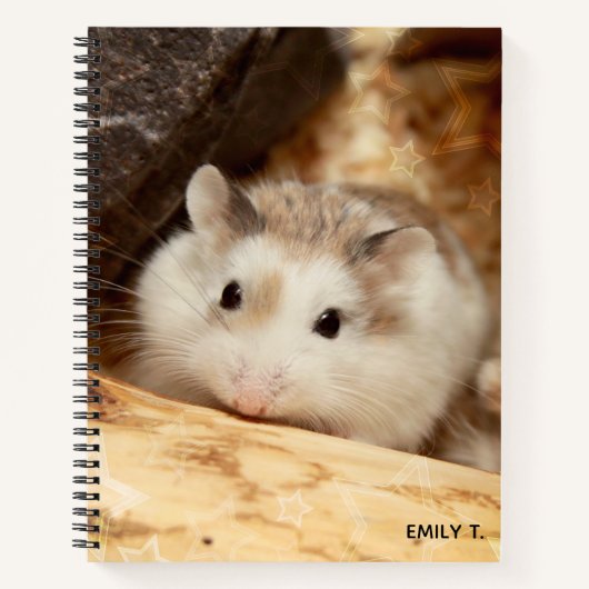 Hammyville - Niedlicher Hamster Notizbuch (Vorderseite)