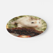 Hammyville - Niedlicher Hamster Pappteller (Schrägansicht)