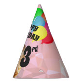 Hammyville - Niedlicher Hamster Pink Gemis Partyhütchen (Rechts)