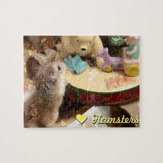 Hammyville - niedlicher Hamster Puzzle (Horizontal)