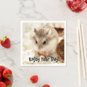 Hammyville - Niedlicher Hamster Serviette (Beispiel)