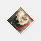 Hammyville - Niedlicher Hamster Serviette (Ecke)