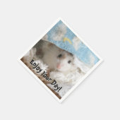 Hammyville - Niedlicher Hamster Serviette (Ecke)